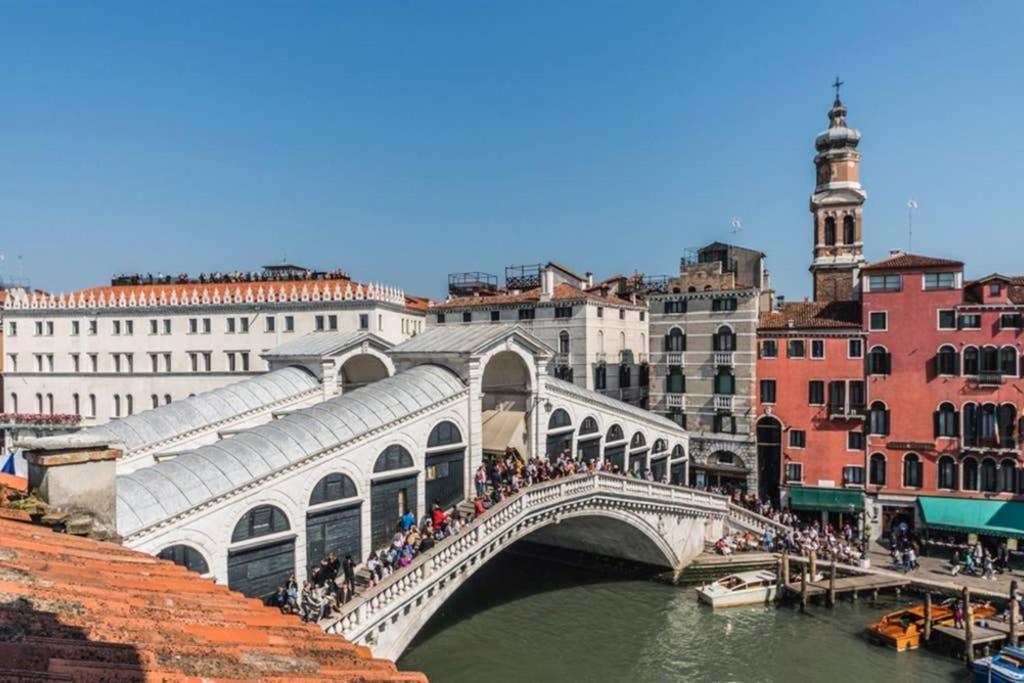 Rialto Apartment With Canal Grande View Venecia Exterior foto